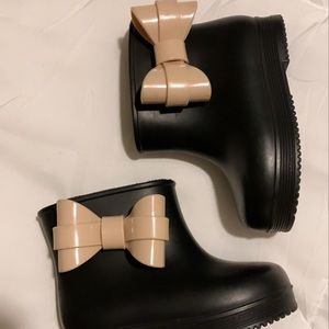 Mini Melissa rubber rain boots 6/7